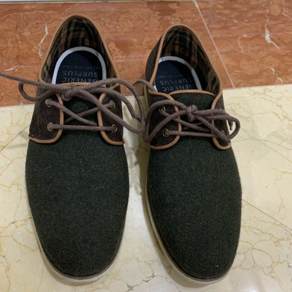 Green & Brown Oxfords